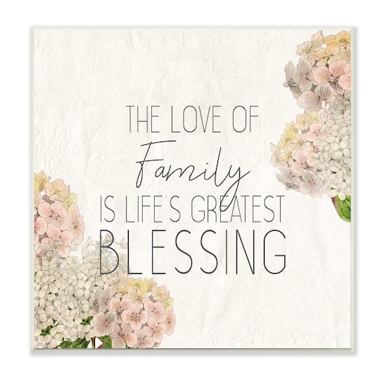 Stupell Industries Love Of Family Religious Wall Plaque